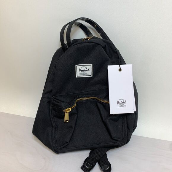 NWT Herschel Supply Co. Nova Mini Backpack in Black 9L 11\